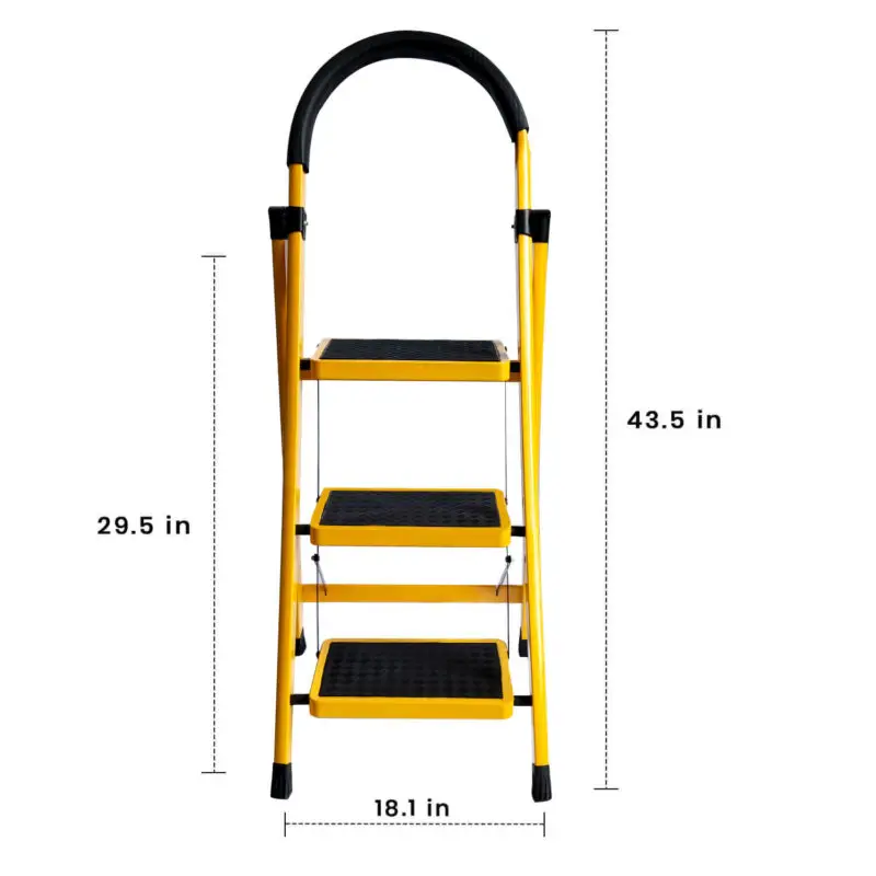 detailing 3 steps ladder